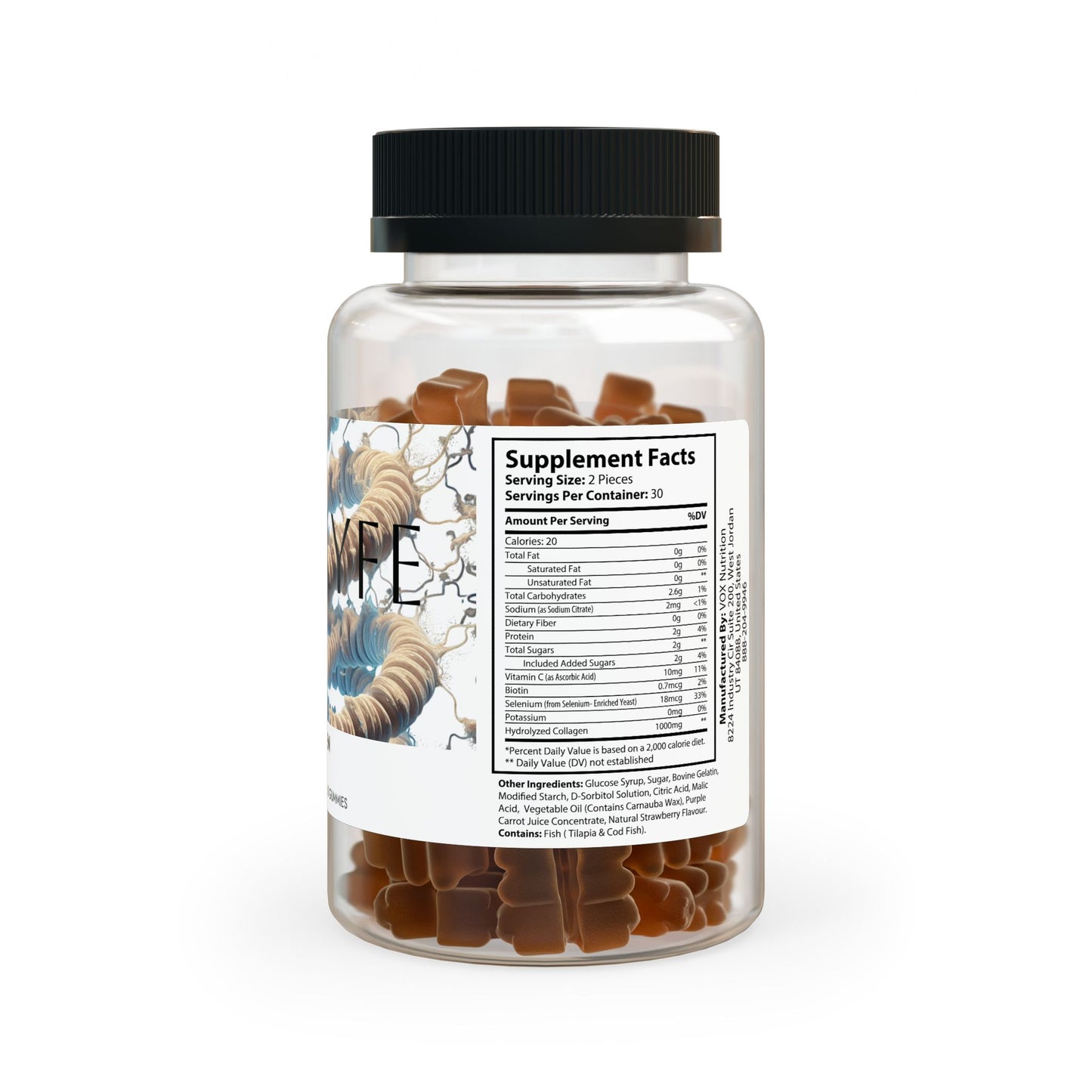 Collagen Peptide Gummies (60 Gummies)