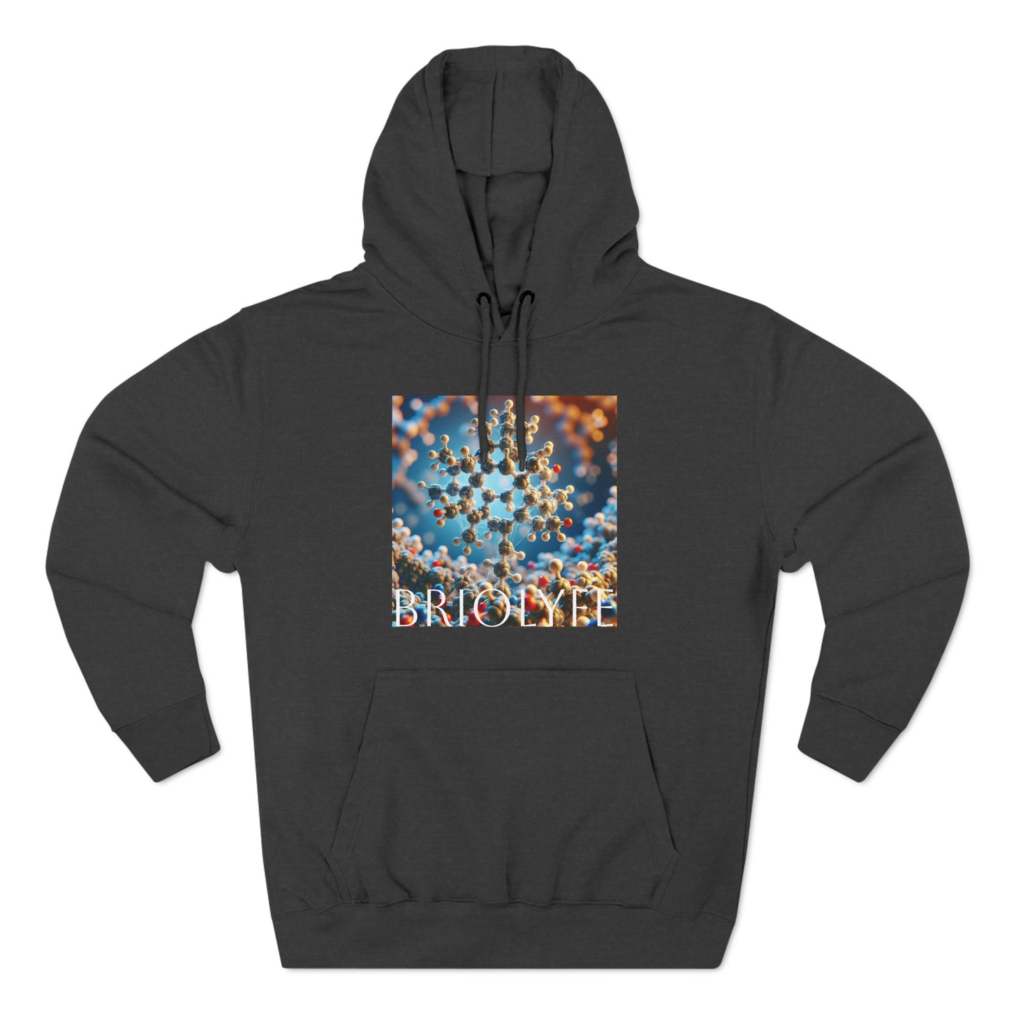 Three-Panel Fleece Hoodie