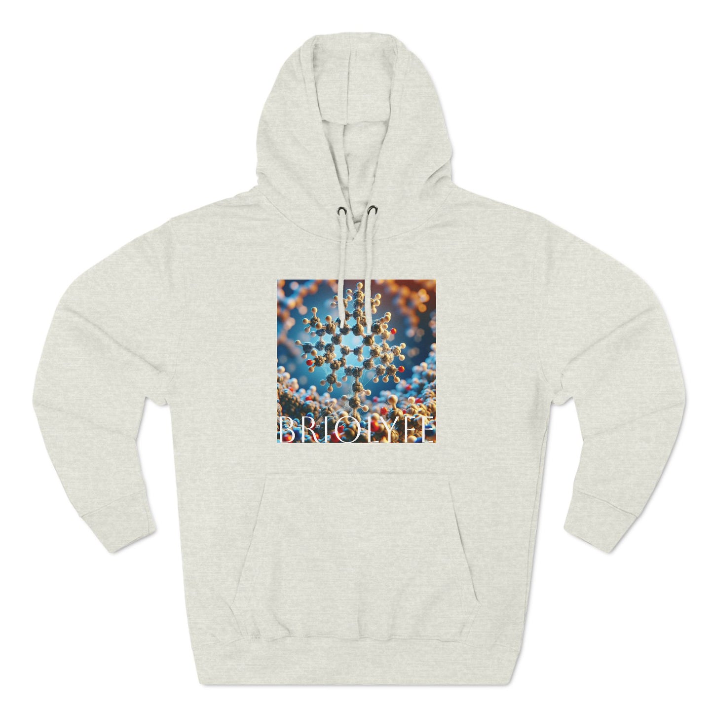 Three-Panel Fleece Hoodie